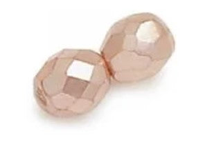 3MM Mauve Pearl Fire Polished Beads