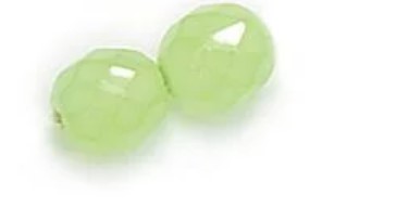 3MM Milky Mint Fire Polished Beads