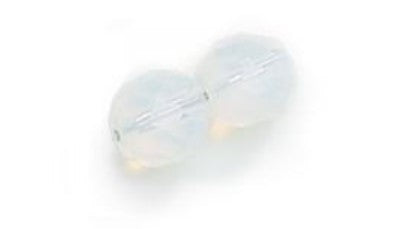 3MM Milky White Fire Polished Beads