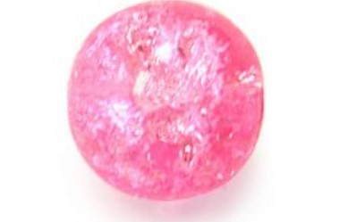 12MM Druk Neon Pink Crackle