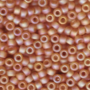 Matte Transparent Topaz AB Miyuki Seed Beads 5/0