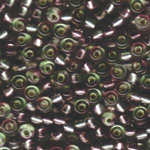 Rococo Silver-Lined Light Seafoam Smoke Miyuki Seed Beads 5/0