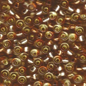 Rococo Silver-Lined Jonquil Peach Miyuki Seed Beads 5/0