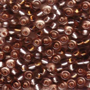 Rococo Silver-Lined Light Rose Peach Miyuki Seed Beads 5/0