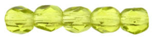 2MM Olivine Czech Glass Fire Polished Beads
