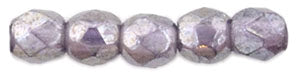 2MM Luster Tanzanite Czech Glass Fire Polished Beads