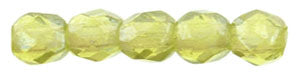 2MM Luster Olivine Czech Glass Fire Polished Beads