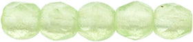 2MM Flash-Pearl Peridot Czech Glass Fire Polished Beads