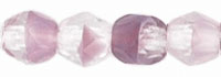 3MM Amethyst Crystal Czech Glass Fire Polished Beads