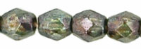 3MM Luster Transparent Green Czech Glass Fire Polished Beads