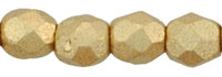 3MM Metallic Flax Czech Glass Fire Polished Beads