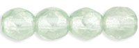 4MM Luster Peridot Czech Glass Fire Polished Beads