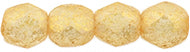 4MM Honey Shimmer Crystal Czech Glass Fire Polished Beads