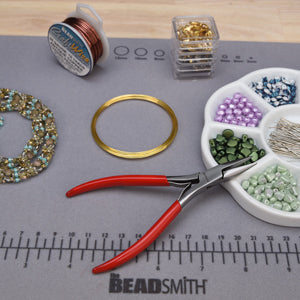 Beadsmith Premium Quality German Chainnose Box Join Pliers with Spring