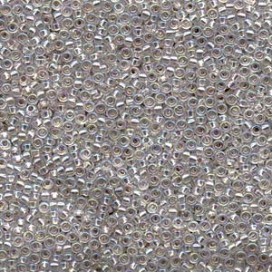 Silver-Lined Crystal AB Miyuki Seed Beads 11/0