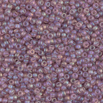 MatteTransparent Light Amethyst AB Miyuki Seed Beads 11/0