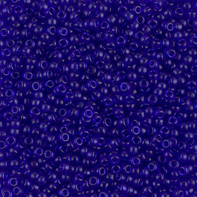Semi-Matte Cobalt Miyuki Seed Beads 11/0