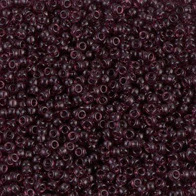Dark Smoky Amethyst Miyuki Seed Beads 11/0