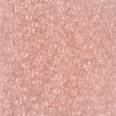 Transparent Light Tea Rose Miyuki Seed Beads 11/0