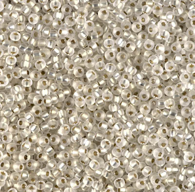 Semi Matte Silver-Lined Crystal Miyuki Seed Beads 11/0