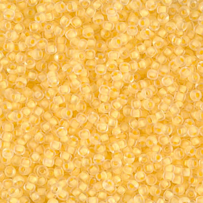 Semi-Matte Daffodil Lined Crystal Miyuki Seed Beads 11/0