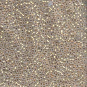 24Kt Gold Lined Opal Glass Miyuki Seed Beads 11/0