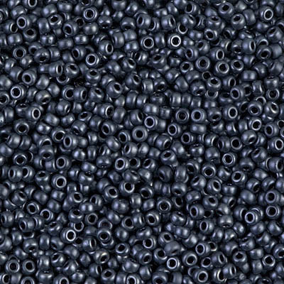 Matte Blue Grey Miyuki Seed Beads 11/0