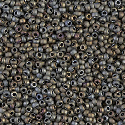 Matte Silver Grey Miyuki Seed Beads 11/0