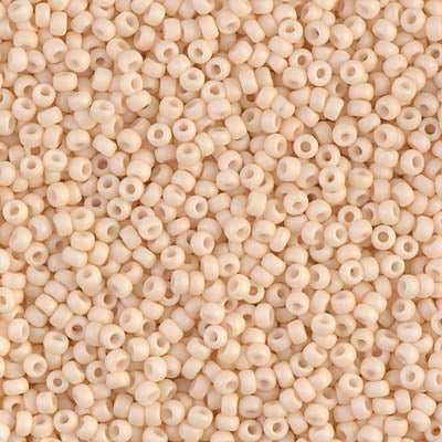 Matte Dark Cream Miyuki Seed Beads 11/0