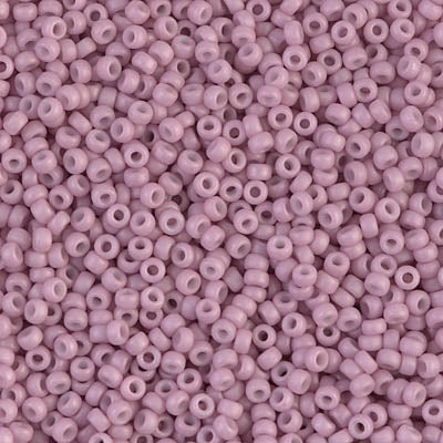 Matte Opaque Light Rose Miyuki Seed Beads 11/0