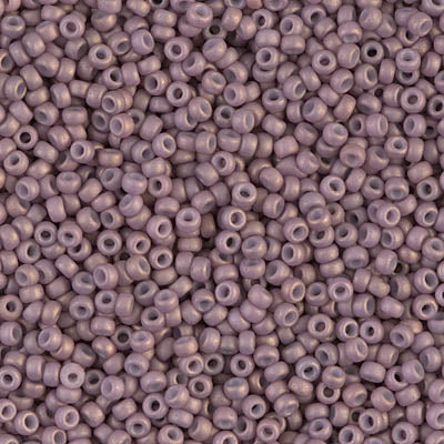 Fancy Frosted Rose beige Miyuki Seed Beads 11/0