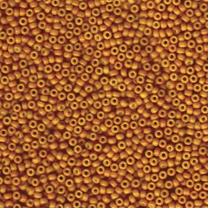 Special Dyed Pale Pumpkin Miyuki Seed Beads 11/0