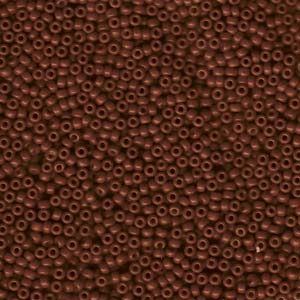Special Dyed Reddish Brown Miyuki Seed Beads 11/0