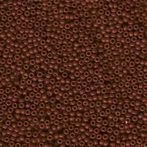 Special Dyed Reddish Brown Miyuki Seed Beads 11/0