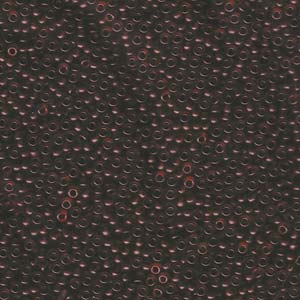 Semi Matte Transparent Dark Topaz Miyuki Seed Beads 11/0