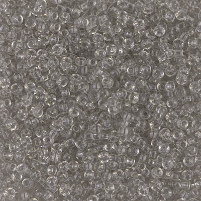 Transparent Taupe Miyuki Seed Beads 11/0