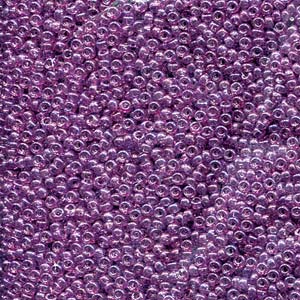 Light Amethyst Gold Luster Miyuki Seed Beads 11/0