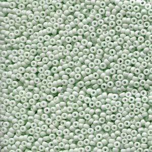 Opaque Light Mint Miyuki Seed Beads 11/0