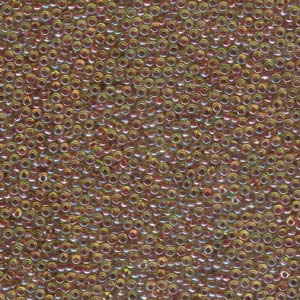 Wine Lined Peridot Luster Miyuki Seed Beads 11/0