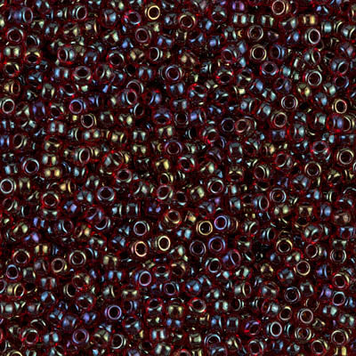 Garnet Lined Ruby Miyuki Seed Beads 11/0