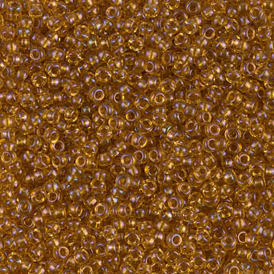 Light Topaz Miyuki Seed Beads 11/0
