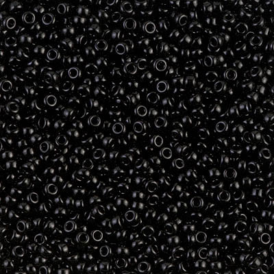Black Miyuki Seed Beads 11/0
