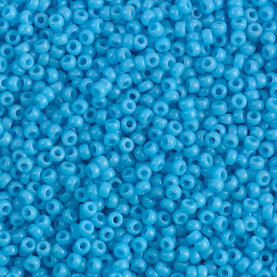 Opaque Light Blue Miyuki Seed Beads 11/0