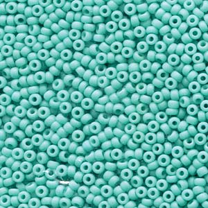 Matte Opaque Light Blue Miyuki Seed Beads 11/0