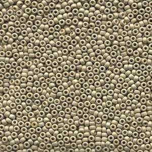 Duracoat Matte Silver Miyuki Seed Beads 11/0