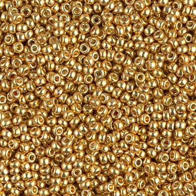 Duracoat Galvanized Gold Miyuki Seed Beads 11/0