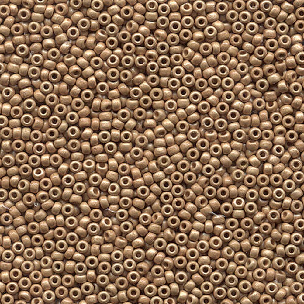 Duracoat Matte Champagne Miyuki Seed Beads 11/0