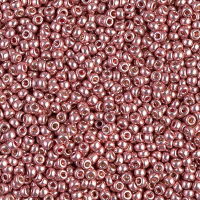 Duracoat Galvanized Dark Coral Miyuki Seed Beads 11/0