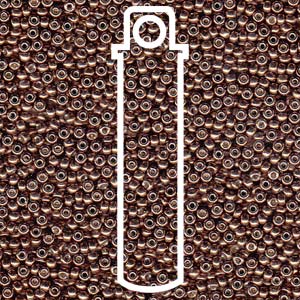 Duracoat Galvanized Dark Mauve Miyuki Seed Beads 15/0