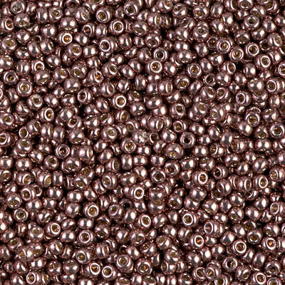 Galvanized Dark Mauve Miyuki Seed Beads 11/0